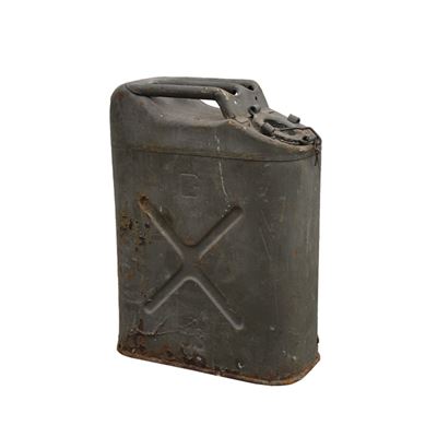 US WWII amerikanische Blechdose für Benzin gebraucht