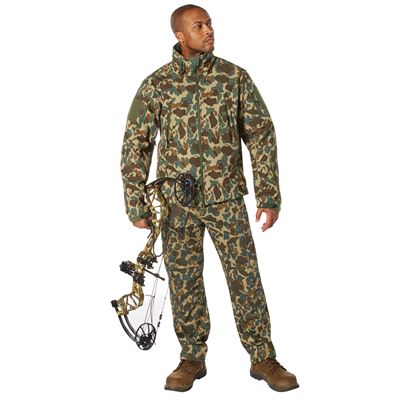 Softshelljacke TACTICAL mit Kapuze FRED BEAR CAMO