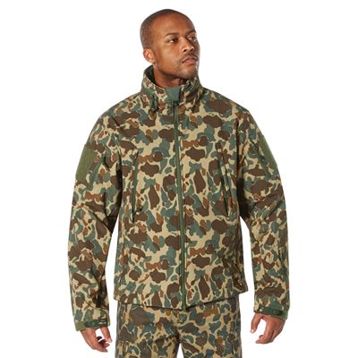 Softshelljacke TACTICAL mit Kapuze FRED BEAR CAMO