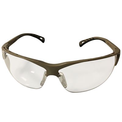 Schutzbrille verstellbar TAN klar