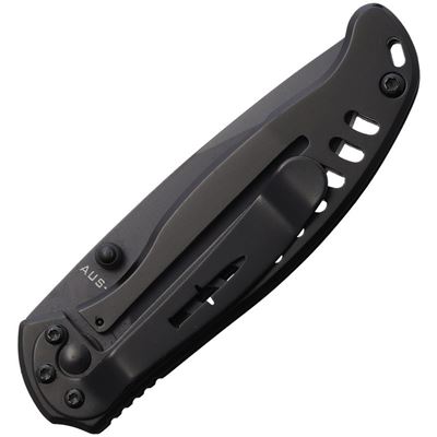 Klappmesser 19430 mit glatter Klinge SCHWARZ