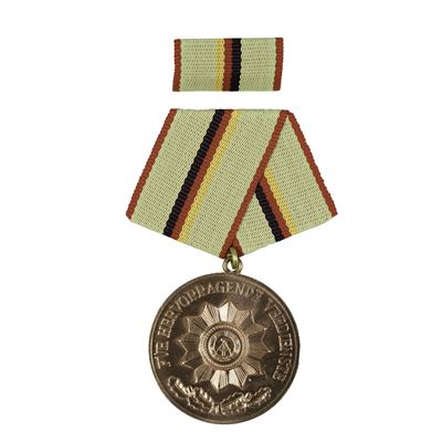 Medaillen mit Auszeichnung für MDI 'HERVORAGENDE DIENSTE' BRONZE