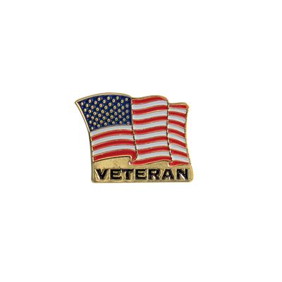 Anstecker VETERAN Flagge USA