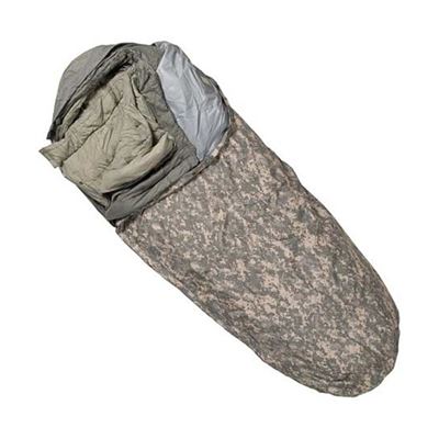 Schlafsack komplett US "Modular Sleep System" 4 Stück orig. ACU UCP gebraucht