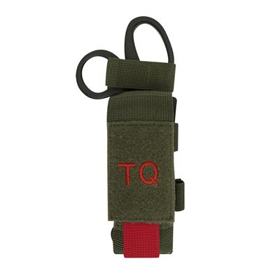 Pouch MOLLE TQ für Tourniquet und Scheere GRÜN