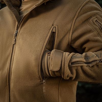 Windblock DIVISION Gen.II Fleecejacke mit Kapuze COYOTE M-TAC 20413017 16