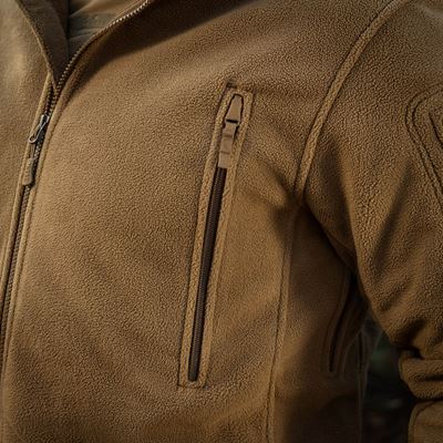 Windblock DIVISION Gen.II Fleecejacke mit Kapuze COYOTE M-TAC 20413017 15