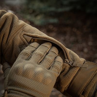 Windblock DIVISION Gen.II Fleecejacke mit Kapuze COYOTE M-TAC 20413017 10