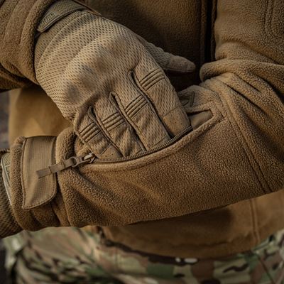 Windblock DIVISION Gen.II Fleecejacke mit Kapuze COYOTE M-TAC 20413017 9