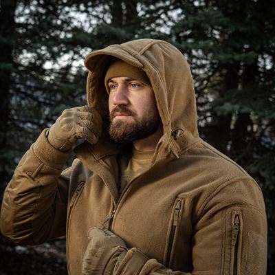 Windblock DIVISION Gen.II Fleecejacke mit Kapuze COYOTE M-TAC 20413017 8