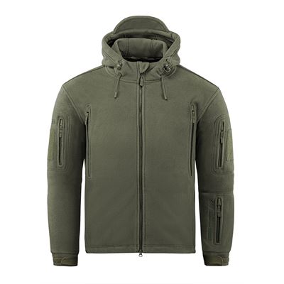 Windblock DIVISION Gen.II Fleecejacke mit Kapuze GRÜN M-TAC 20413062 32