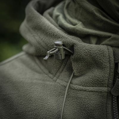 Windblock DIVISION Gen.II Fleecejacke mit Kapuze GRÜN M-TAC 20413062 21