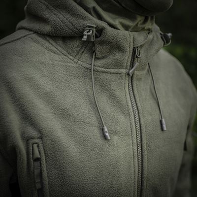 Windblock DIVISION Gen.II Fleecejacke mit Kapuze GRÜN M-TAC 20413062 19