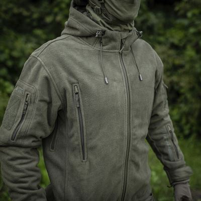 Windblock DIVISION Gen.II Fleecejacke mit Kapuze GRÜN M-TAC 20413062 18