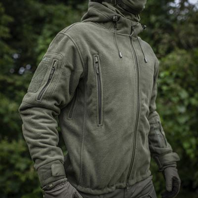 Windblock DIVISION Gen.II Fleecejacke mit Kapuze GRÜN M-TAC 20413062 17