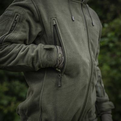 Windblock DIVISION Gen.II Fleecejacke mit Kapuze GRÜN M-TAC 20413062 15