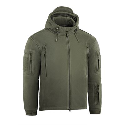 Windblock DIVISION Gen.II Fleecejacke mit Kapuze GRÜN M-TAC 20413062 31
