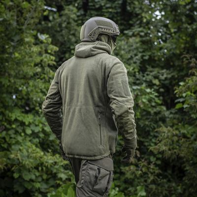Windblock DIVISION Gen.II Fleecejacke mit Kapuze GRÜN M-TAC 20413062 13