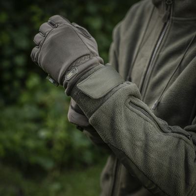 Windblock DIVISION Gen.II Fleecejacke mit Kapuze GRÜN M-TAC 20413062 11
