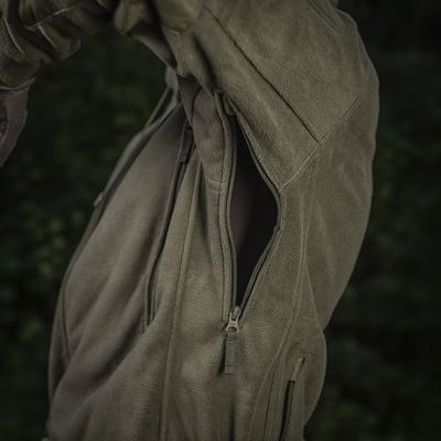 Windblock DIVISION Gen.II Fleecejacke mit Kapuze GRÜN M-TAC 20413062 3