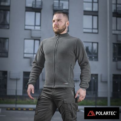 Kapuzenjacke mit Reißverschluss NORD Fleece Polartec® DARK GREY M-TAC 20467012 3