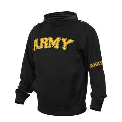 Pullover ARMY mit Kapuze SCHWARZ