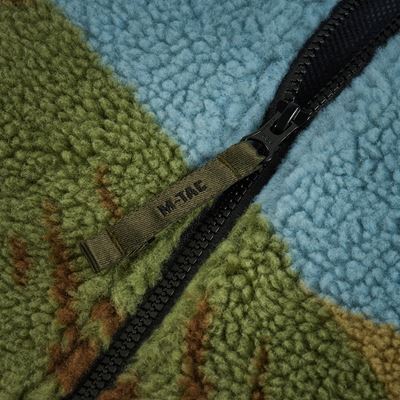 Sweatshirt mit Reißverschluss aus SHERPA-Fleece mit Karpaten-Motiv M-TAC 20564001 5