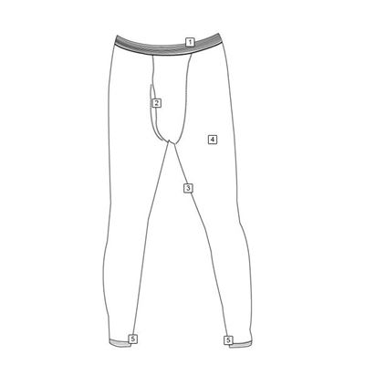 Thermounterhose ECWCS GEN-3 LEVEL-1 BRAUN