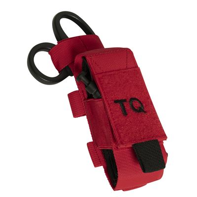 Pouch MOLLE TQ für Tourniquet und Scheere ROT