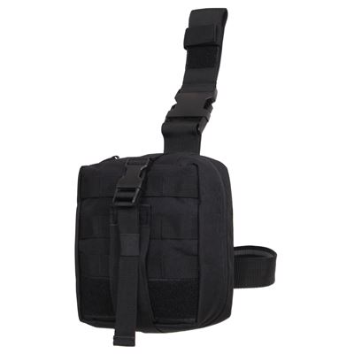 Oberschenkel Tasche MOLLE MEDIC auseinander faltbar SCHWARZ