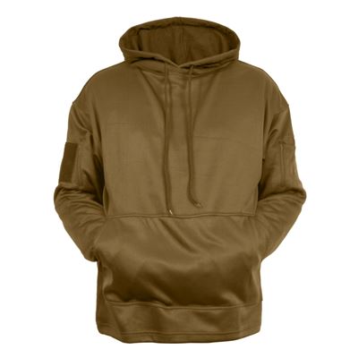 Pullover CONCEALED CARRY mit Kapuze COYOTE BROWN