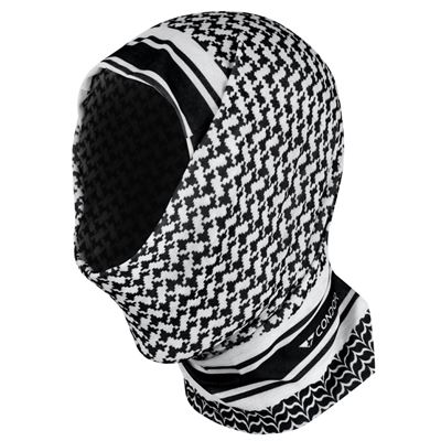 Tuch MULTI-WRAP multifunktionsfähig SKULL SCHWARZ-WEISS