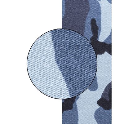 Stoff Twill-Baumwolle URBAN CAMO BLUE Breite 160cm