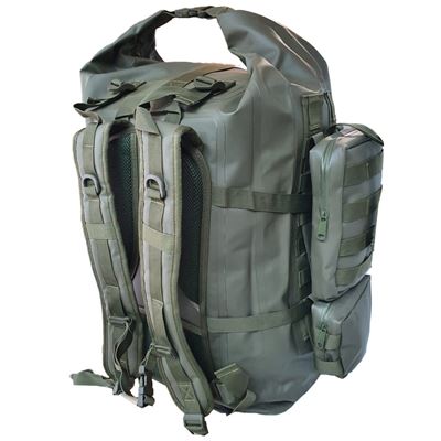 Rucksack ARMY-X-TREME 70l wasserdicht mit Taschen OLIV