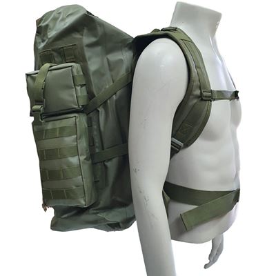 Rucksack ARMY-X-TREME 70l wasserdicht mit Taschen OLIV