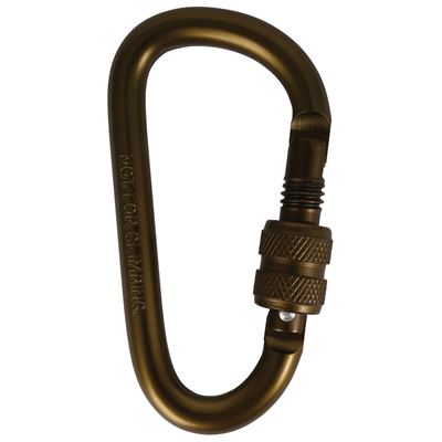 Karabiner mit Sicherung 80mm COYOTE ROTHCO 214 2