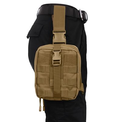 Oberschenkel Tasche MOLLE MEDIC auseinander faltbar COYOTE BROWN