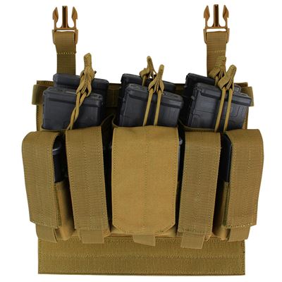 Brustplattform VAS RECON mit Mag Pouches COYOTE BROWN