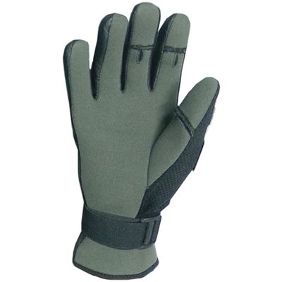 Handschuhe taktisch NEOPREN Winter SCHWARZ