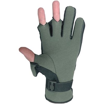 Handschuhe taktisch NEOPREN Winter SCHWARZ