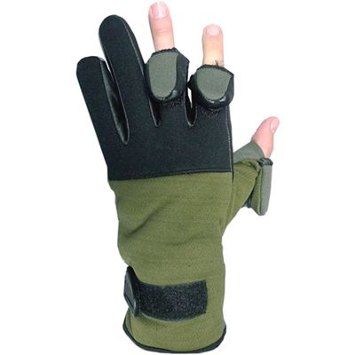Handschuhe taktisch NEOPREN Winter GRÜN
