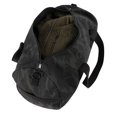 Umhängetasche ZYLINDER 48 x 23 cm Baumwolle MIDNIGHT BLACK CAMO