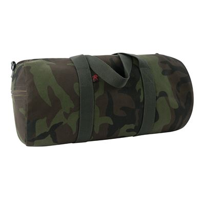 Umhängetasche ZYLINDER 48 x 23 cm Baumwolle MIDNIGHT WOODLAND CAMO