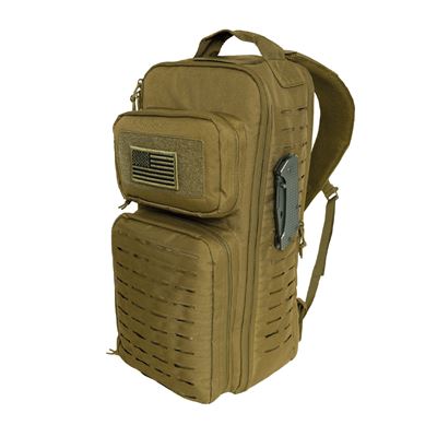 Rucksack TACTICAL SINGLE SLING Laser MOLLE COYOTE