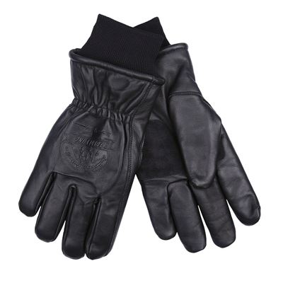 Handschuhe winter OUTDOOR Leder SCHWARZ