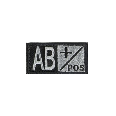 Patch Blutgruppe AB POS VELCRO FOLIAGE