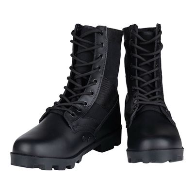 JUNGLE-Schuhe aus Leinen, SCHWARZ FOSTEX 231177-BLK 2