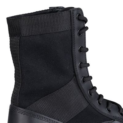 JUNGLE-Schuhe aus Leinen, SCHWARZ FOSTEX 231177-BLK 8