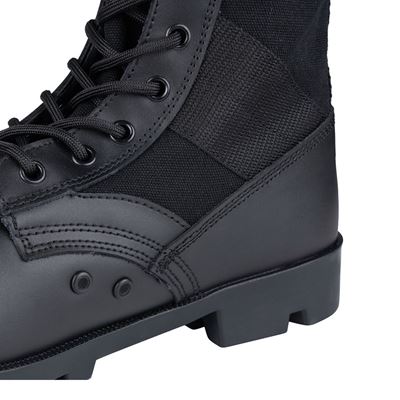 JUNGLE-Schuhe aus Leinen, SCHWARZ FOSTEX 231177-BLK 7
