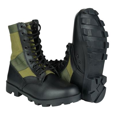 JUNGLE-Schuhe aus Leinen, GRÜN FOSTEX 231177-GR 7